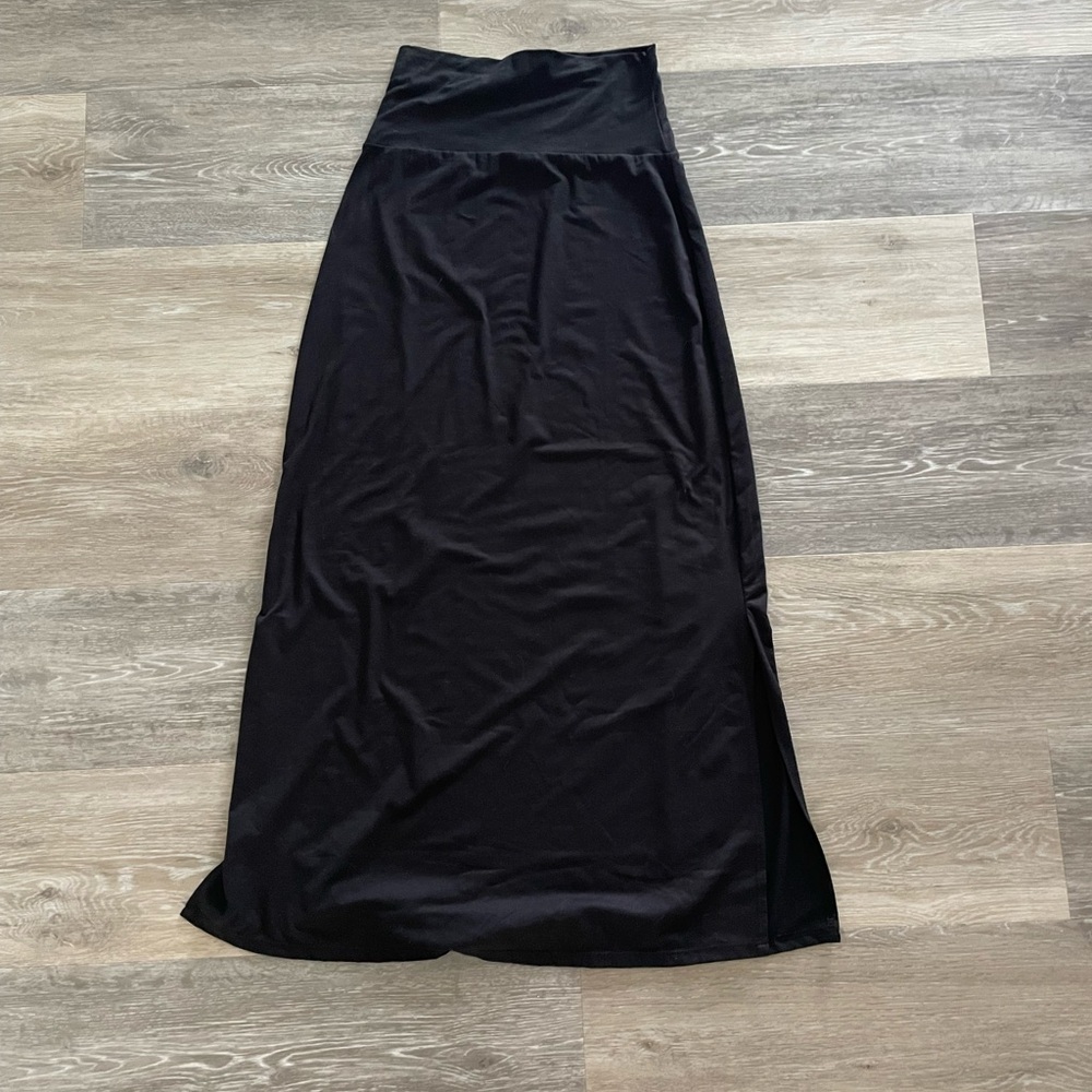 Agnes & Dora black maxi skirt